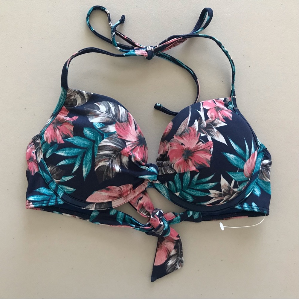 KHM // NWOT Women’s Tropical Bikini Top